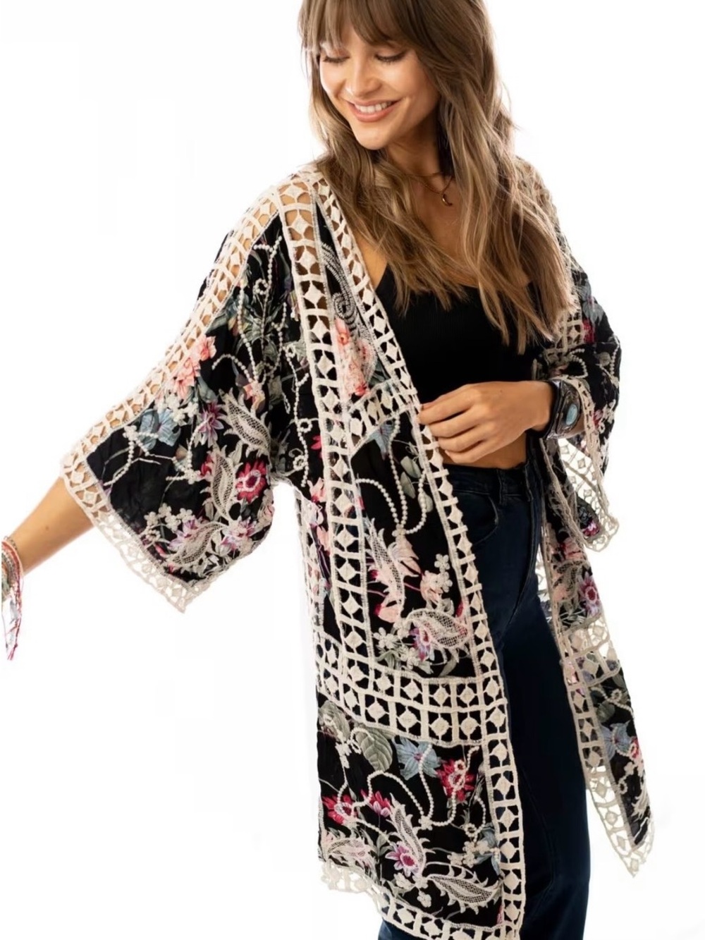 New Tropical Tapestry Kimono